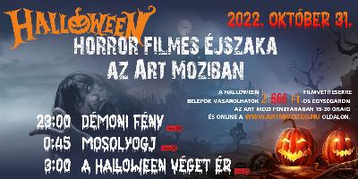 Halloween HORROR(filmes) jszaka az Art Moziban